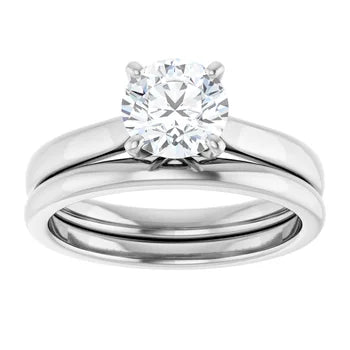 18ct WG Solitaire Lab Grown Diamond Ring