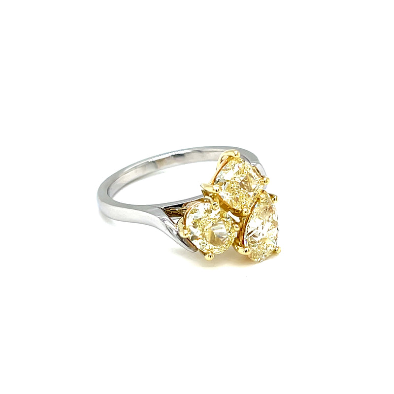 Platinum & 18ct Yellow Gold Diamond Ring