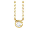 14ct Yellow Gold Diamond Pendant