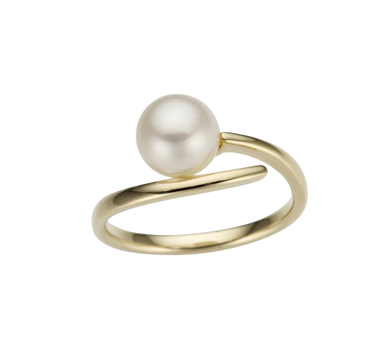 18ct Yellow Gold Australian South sea Pearl Ring