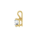 18ct Yellow Gold Lab Diamond Pendant