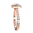 Halo Style Diamond Engagement Ring Mounting