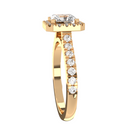 Halo Style Diamond Engagement Ring Mounting