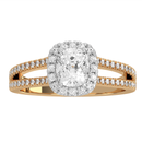 Halo Styles Diamond Engagement Ring Mounting