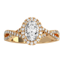 Halo Style Diamond Engagement Ring Mounting