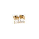 18ct Yellow Gold Diamond Stud Earrings