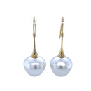 SOLD - 18ct Yellow Gold Australian South sea Pearl Earrings