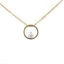 18ct Yellow Gold Diamond Pendant