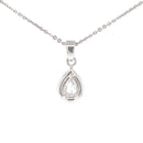 (SOLD)  18CT White Gold Diamond Pendant