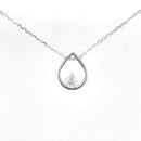 (SOLD)   Platinum Diamond Pendant