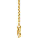 14ct Yellow Gold Diamond Pendant