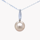 9ct White Gold Australian south sea Pearl Pendant