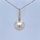 9ct Yellow Gold Australian south sea Pearl Pendant