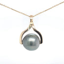 9ct Yellow Gold Tahitian Pearl Pendant