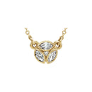 14ct Yellow Gold Diamond Pendant