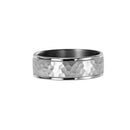 9ct WG & Tantalum Men Wedding Ring