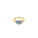 18ct YG Opal Ring