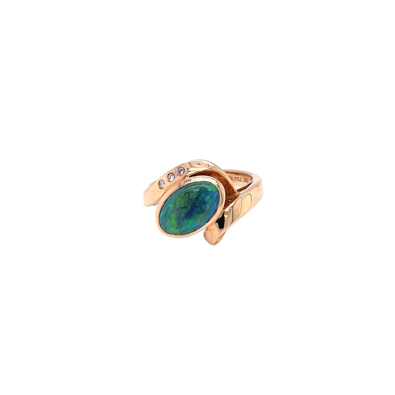 18ct RG Opal Ring