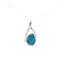 925 Sterling Silver Opal Pendant
