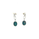 925 Sterling Silver Opal Earrings
