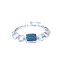SOLD   925 Sterling Silver Opal Bracelet