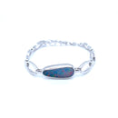 (SOLD) - 925 Sterling Silver Opal Bracelet