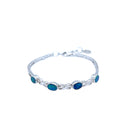 SOLD - 925 Sterling Silver Australian Opal Bracelet