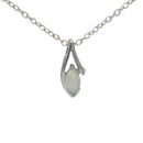 14ct WG Opal Pendant