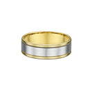 9ct Yellow Gold & Titanium Men Wedding Ring