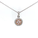 Platinum & 18ct RG Pendant