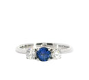 18ct White Gold Sapphire Ring