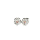 Platinum & 18ct RG Diamond Earrings