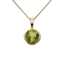 9ct Yellow Gold Peridot Pendant