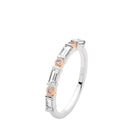 18ct WG & YG Diamond Ring