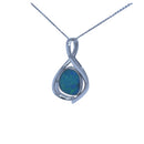 925 Silver Opal Pendant