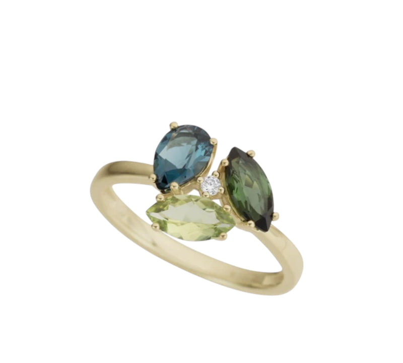 18ct Yellow Gold Ladies Ring