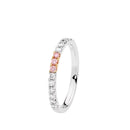18ct WG & RG Diamond Ring