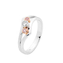 18ct WG & RG Diamond Ring