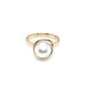 9ct Yellow Gold Australian South Sea Pearl Ring