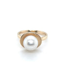9ct Yellow Gold Australian South Sea Pearl Ring