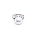 9ct White Gold Australian South sea Pearl Ring