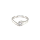 18ct White Gold Diamond Ring