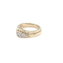 Set of 9ct Yellow Gold Diamond Ring