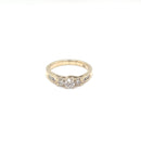 9ct Yellow Gold Diamond Ring