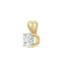 18ct Yellow Gold Lab Diamond Pendant