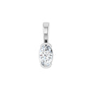 18ct Yellow Gold Lab Diamond Pendant