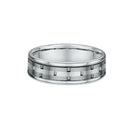 9ct White Gold and Titanium Men Wedding Ring
