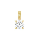 18ct Yellow Gold Natural Diamond Pendant