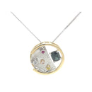 Platinum & 18ct Yellow/Rose Gold Pendant