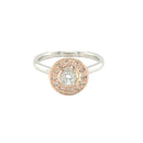Platinum & 18ct RG Diamond Ring